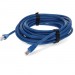 AddOn ADD-14FCAT6A-BE 14ft RJ-45 (Male) to RJ-45 (Male) Straight Blue Cat6A UTP PVC Copper Patch Cable