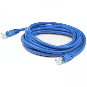 AddOn ADD-5FCAT6A-BE 5ft RJ-45 (Male) to RJ-45 (Male) Straight Blue Cat6A UTP PVC Copper Patch Cable