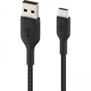 Belkin CAB002BT2MBK BOOST↑CHARGE Braided USB-C to USB-A Cable