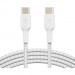 Belkin CAB004BT1MWH BOOST↑CHARGE Braided USB-C to USB-C Cable