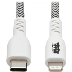 Tripp Lite M102-006-HD Heavy-Duty USB-C to Lightning Cable (M/M), 6 ft