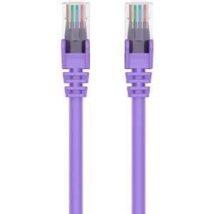 Belkin A3L980-15-PUR-S CAT6 Ethernet Patch Cable Snagless, RJ45, M/M