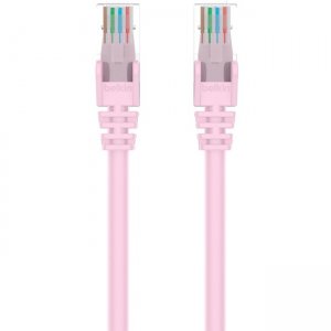 Belkin A3L980-75-PNK-S CAT6 Ethernet Patch Cable Snagless, RJ45, M/M