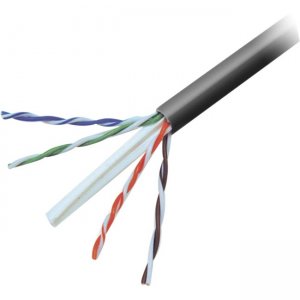 Belkin A7L704-500BLK-P CAT6 Solid Bulk Cable, Plenum