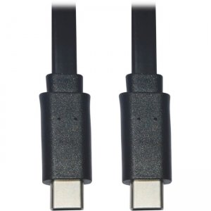 Tripp Lite U040-006-C-FL USB-C to USB-C Cable, M/M, Black, 6 ft. (1.8 m