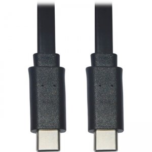 Tripp Lite U040-006-C-FL USB-C to USB-C Cable, M/M, Black, 6 ft. (1.8 m