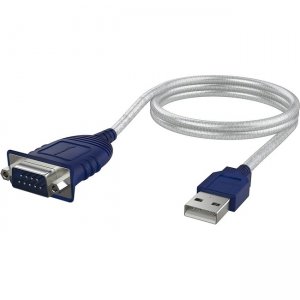 Sabrent CB-DB9P USB 2.0 To Serial DB9 Male (9 Pin) RS232 Cable Adapter