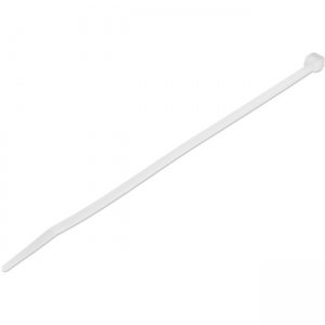 StarTech.com CBMZT8NK 1000 Pack 8" Cable Ties - White Large Nylon/Plastic Zip Tie