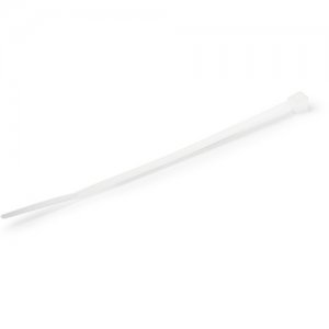 StarTech.com CBMZT4NK 1000 Pack 4" Cable Ties - White Small Nylon/Plastic Zip Tie