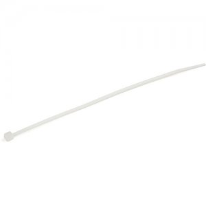 StarTech.com CBMZT6N 100 Pack 6" Cable Ties - White Medium Nylon/Plastic Zip Tie