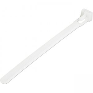 StarTech.com CBMZTRB5 100 Pack 5" Reusable Cable Ties - White Small Releasable Nylon/Plastic Zip Tie