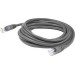 AddOn ADD-50FCAT6A-GY 50ft RJ-45 (Male) to RJ-45 (Male) Gray Cat6A UTP PVC Copper Patch Cable