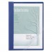 ACCO ACC26102 Vinyl Report Cover, Prong Clip, Letter, 1/2" Capacity, Clear Cover/Blue Back