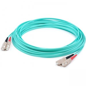 AddOn ADD-SC-SC-2M5OM4LZ 2m SC (Male) to SC (Male) Straight Aqua OM4 Duplex LSZH Fiber Patch Cable