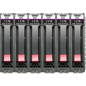 HPE R0Q64A MSA 5.4TB SAS 12G Enterprise 15K SFF (2.5in) M2 3yr Wty 6-pack HDD Bundle