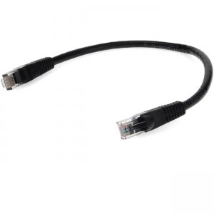 AddOn ADD-5FCAT6-BK 5ft RJ-45 (Male) to RJ-45 (Male) Straight Black Cat.6 UTP PVC Copper Patch