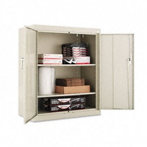 Alera CM4218PY Assembled Welded Storage Cabinet, 36w x 18d x 42h, Putty ALECM4218PY