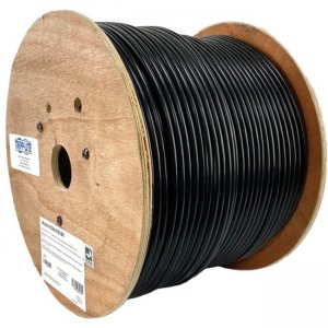 Tripp Lite N228-01K-BK Cat6/6e Ethernet Cable, Black, 1000 ft