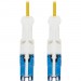 Tripp Lite N381C-05M 400Gb Duplex Singlemode 8.3/125 OS2 Fiber Optic Cable, Yellow, 5 m