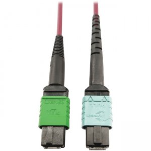 Tripp Lite N846D-01M-16CMG 400G Multimode 50/125 OM4 Fiber Optic Cable, Magenta, 1 m