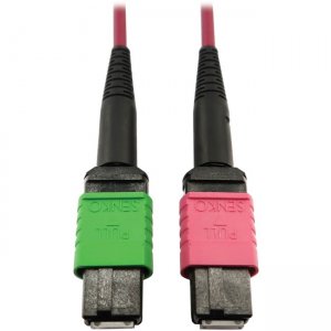 Tripp Lite N846D-05M-16BMG 400G Multimode 50/125 OM4 Fiber Optic Cable, Magenta, 5 m