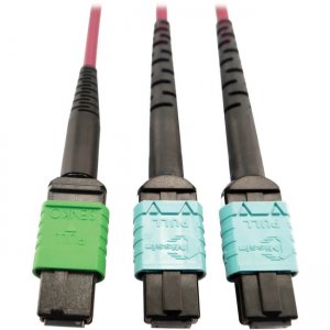 Tripp Lite N846D-05M-16DMG 400G Multimode 50/125 OM4 Fiber Optic Cable, Magenta, 5 m