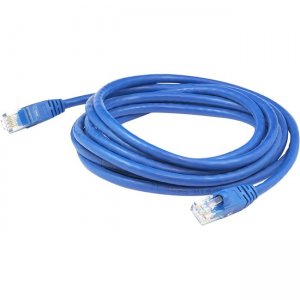 AddOn ADD-150FCAT6A-BE 150ft RJ-45 (Male) to RJ-45 (Male) Blue Cat6A UTP PVC Copper Patch Cable