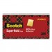 Scotch MMM700K6 Super-Hold Tape Refill, 1" Core, 0.75" x 27.77 yds, Transparent, 6/Pack