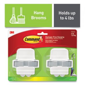 Command MMM2363830 Picture Hanging Strips, Large, Removable, 0.75" x 3.65", White, 12 Pairs/Pack