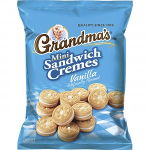 Quaker Oats 45096 Grandma's Vanilla Mini Cookie Cremes QKR45096