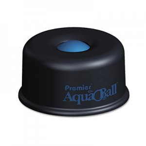Premier PREAQ701G AquaBall Floating Ball Envelope Moistener, 1 1/4" x 1 1/4" x 5 3/8", Black, Blue