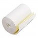 ICONEX ICX90770469 Impact Printing Carbonless Paper Rolls, 4.5" x 90 ft, White/Canary, 24/Carton