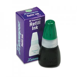 Xstamper XST22114 Refill Ink for Stamps, 10ml-Bottle, Green