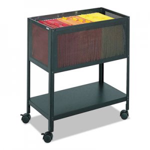 Safco SAF5350BL Steel Mesh Open Top Tub File, 13.5w x 24.25d x 27.5h, Black