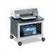 Safco SAF1855BL Scoot Printer Stand, 20.25w x 16.5d x 14.5h, Black/Silver