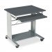 Safco MLN945ANT Empire Mobile PC Cart, 29.75" x 23.5" x 29.75", Anthracite/Silver