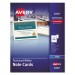 Avery AVE3379 Textured Note Cards, Inkjet, 4 1/4 x 5 1/2, Uncoated White, 50/Bx w/Envelopes