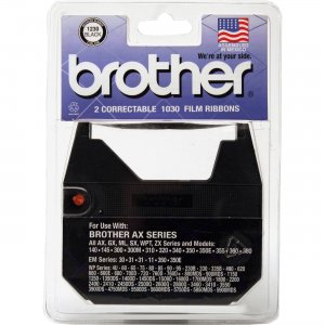 Brother 1230 Black Typewriter Correction Ribbon BRT1230
