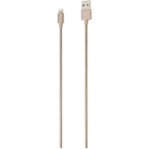 iStore ACC99407CAI Lightning Charge 4ft (1.2m) Braided Cable (Gold)