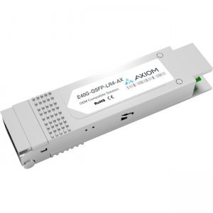 Axiom E40G-QSFP-LR4-AX 40GBASE-LR4 QSFP+ Transceiver for Ruckus - E40G-QSFP-LR4