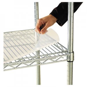 Alera ALESW59SL4824 Shelf Liners For Wire Shelving, Clear Plastic, 48w x 24d, 4/Pack