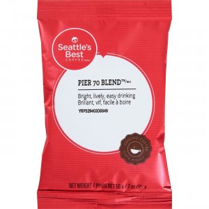 Seattle's Best Coffee 12420869 Pier 70 Blend Ground Coffee Pouch SEA12420869