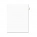 Avery AVE01403 Avery-Style Legal Exhibit Side Tab Dividers, 1-Tab, Title C, Ltr, White, 25/PK