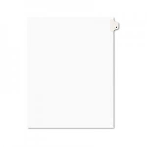 Avery AVE01401 Avery-Style Legal Exhibit Side Tab Dividers, 1-Tab, Title A, Ltr, White, 25/PK