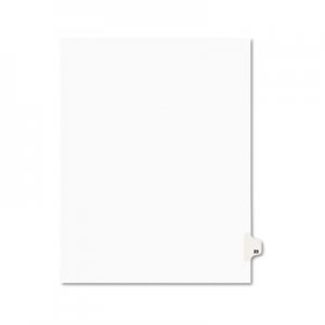 Avery AVE01023 Avery-Style Legal Exhibit Side Tab Divider, Title: 23, Letter, White, 25/Pack