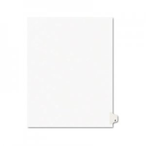 Avery AVE01426 Preprinted Legal Exhibit Side Tab Index Dividers, Avery Style, 26-Tab, Z, 11 x 8.5, White, 25