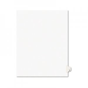 Avery AVE01425 Preprinted Legal Exhibit Side Tab Index Dividers, Avery Style, 26-Tab, Y, 11 x 8.5, White, 25