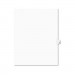 Avery AVE01416 Preprinted Legal Exhibit Side Tab Index Dividers, Avery Style, 26-Tab, P, 11 x 8.5, White, 25