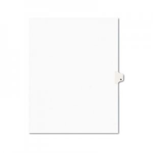 Avery AVE01414 Preprinted Legal Exhibit Side Tab Index Dividers, Avery Style, 26-Tab, N, 11 x 8.5, White, 25