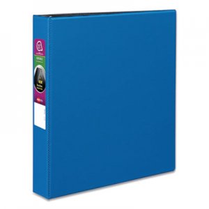 Avery AVE27351 Durable Non-View Binder with DuraHinge and Slant Rings, 3 Rings, 1.5" Capacity, 11 x 8.5